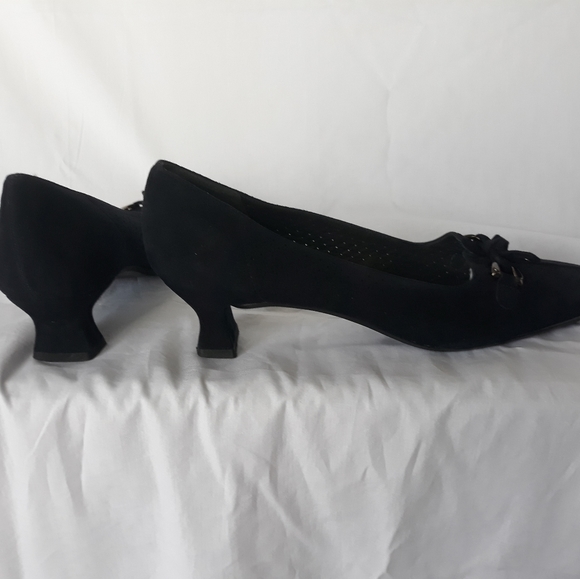 NWOT Stuart Weitzman 10 N Navy Blue Suede Pumps - Picture 9 of 11